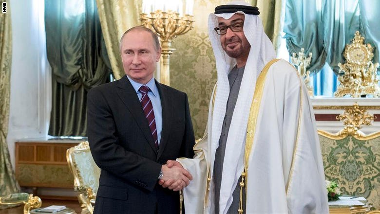بوتين يلتقي بالشيخ محمد بن زايد والامارات تستثمر أكثر من مليار دولار في روسيا