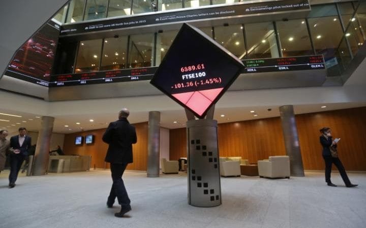 مؤشر فوتسي البريطاني يسجل أكبر هبوط في 4 اسابيع