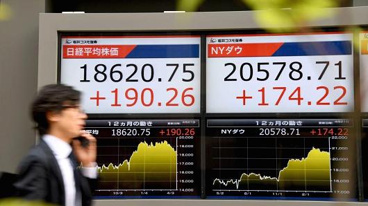  مؤشر نيكي يغلق مرتفعا ويربح أكثر من 300 نقطة مع انتعاش النمو الإقتصادي الياباني