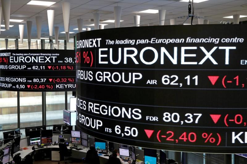  الأسهم الأوروبية تغلق منخفضة وسط صعود اليورو