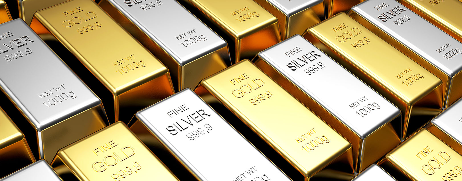 أسعار الذهب تتراجع  دون 1322 دولار مع ارتفاع العملة الأمريكية