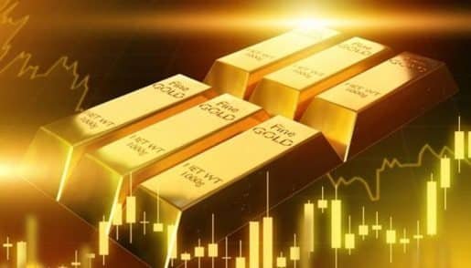 تراجع الذهب الى ادنى المستويات في أكثر من أسبوع مع عودة من بعد المخاطر