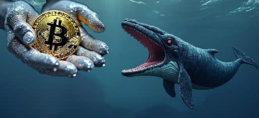 "تحركات الحيتان تُثير القلق: مؤشرات فنية تنذر بتصحيح محتمل في البيتكوين"